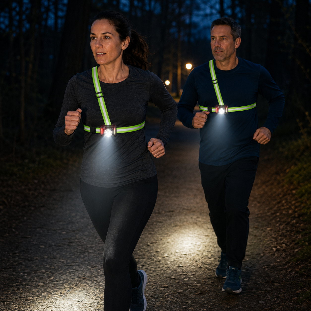 TrailBeam™ 90 — Luz pectoral LED orientable hasta 10K Lumenes