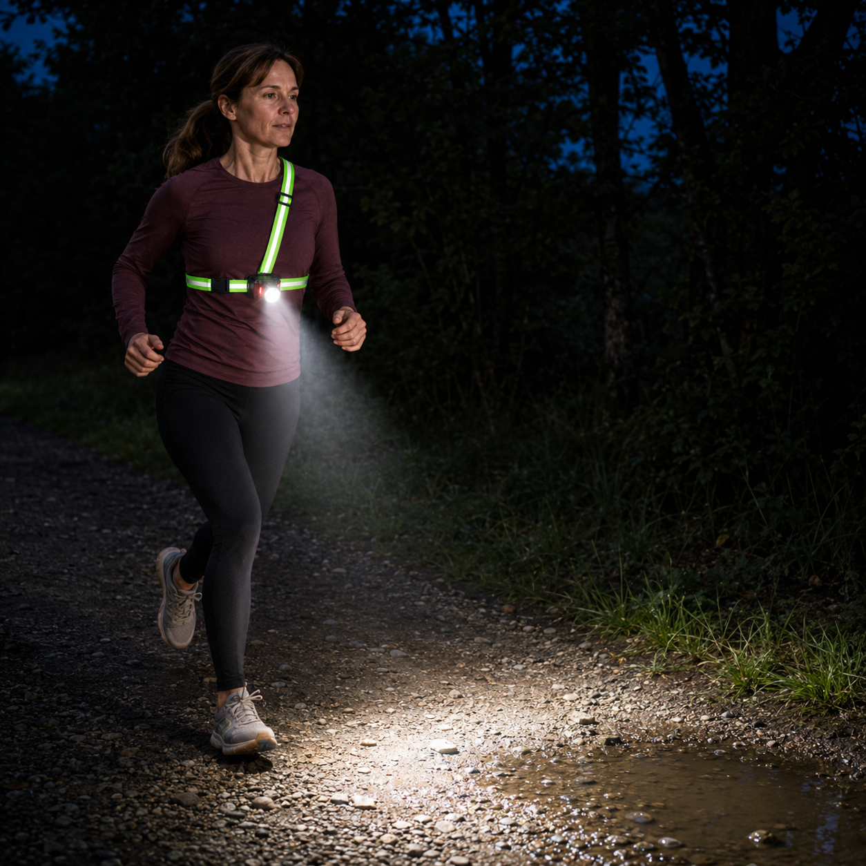 TrailBeam™ 90 — Luz pectoral LED orientable hasta 10K Lumenes