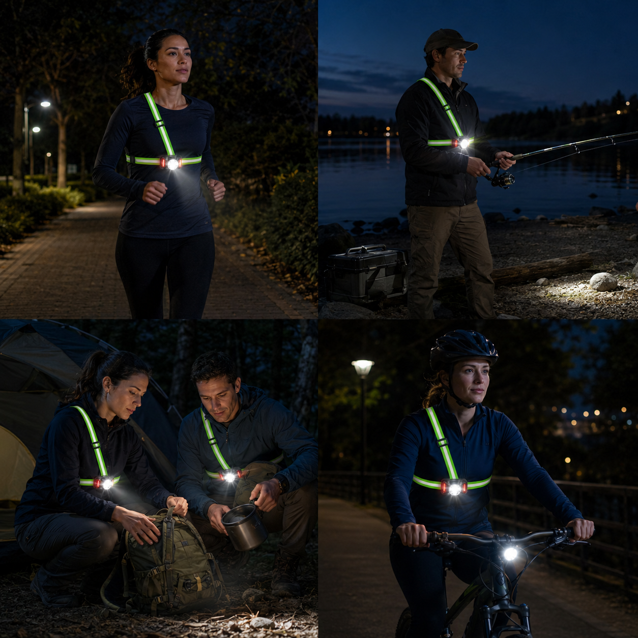 TrailBeam™ 90 — Luz pectoral LED orientable hasta 10K Lumenes