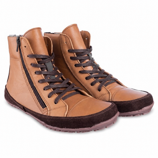 Botines Buffalo TerraFlex™ – Piel Natural y Libertad Barefoot