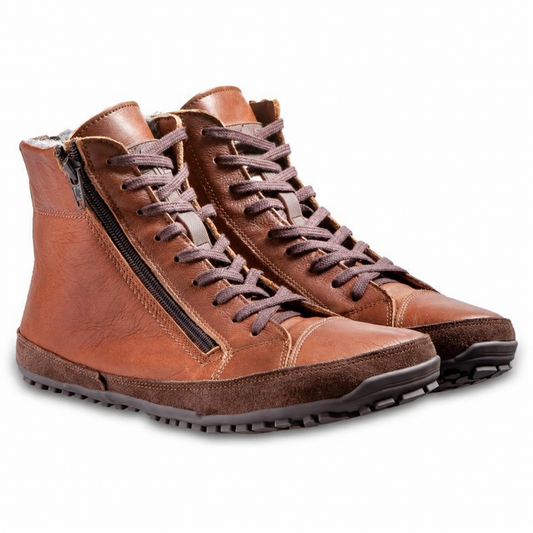 Botines Buffalo TerraFlex™ – Piel Natural y Libertad Barefoot