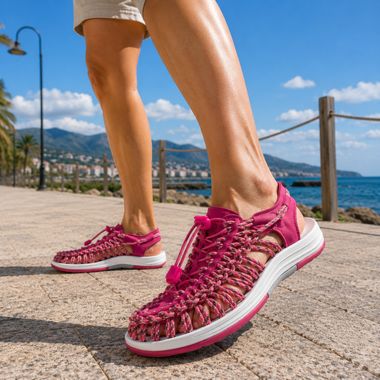 Sandalias Outdoor WalkFree™ Unisex - Flexibles, Transpirables y Ultra Cómodas Pink