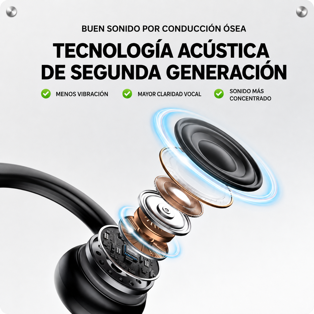 Auriculares de conducción ósea Pro sistem