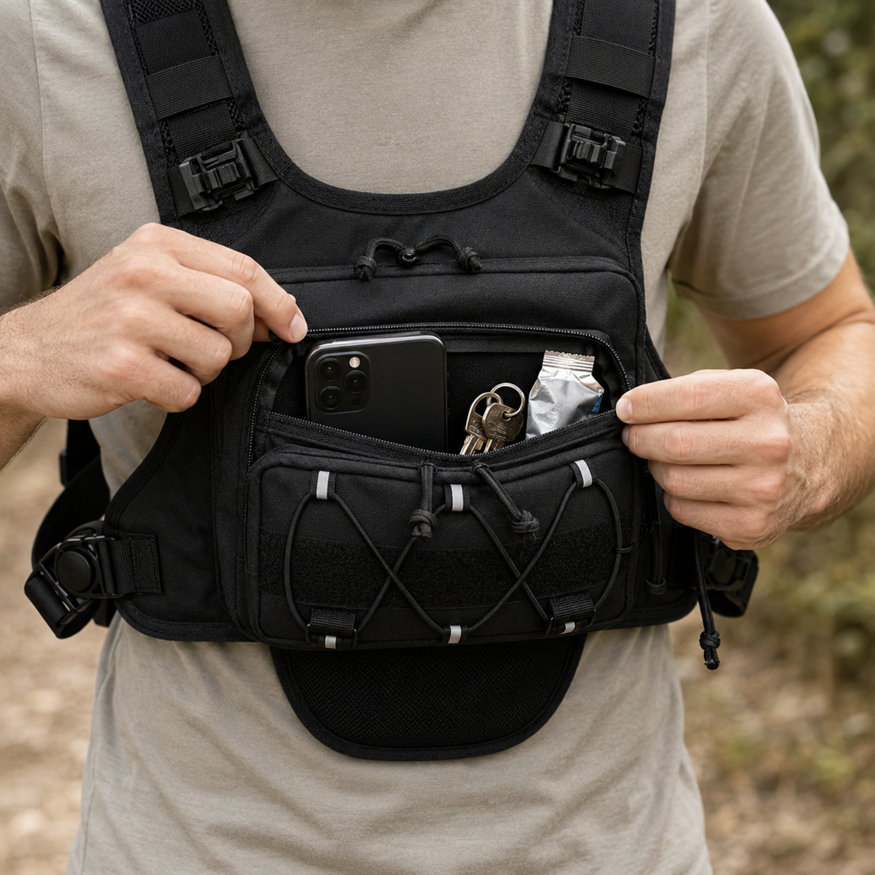 TrailRig™ 2L — Chaleco de hidratación multibolsillo