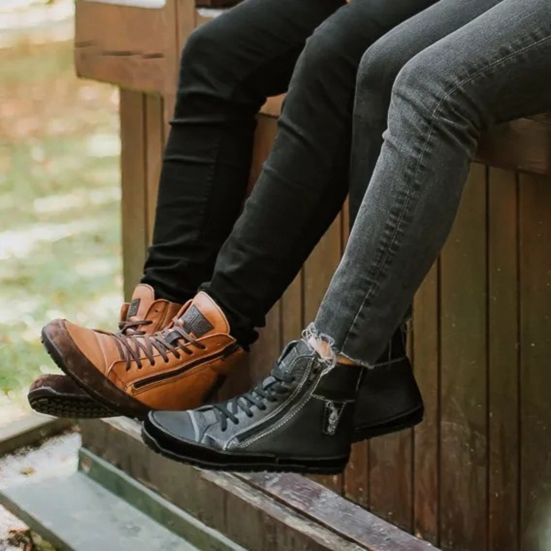 Botines Buffalo TerraFlex™ – Piel Natural y Libertad Barefoot