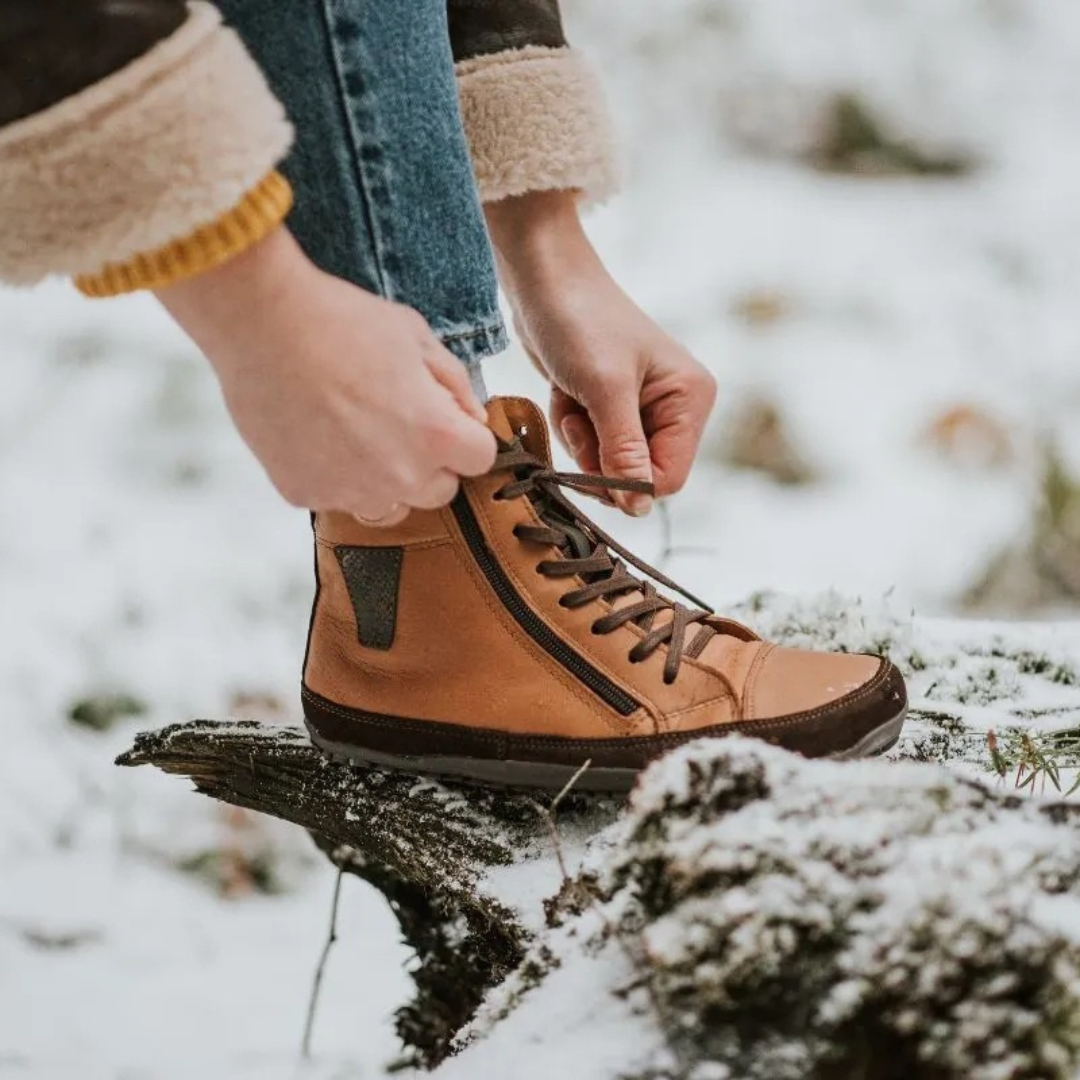 Botines Buffalo TerraFlex™ – Piel Natural y Libertad Barefoot