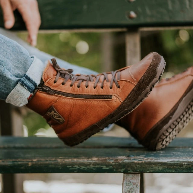 Botines Buffalo TerraFlex™ – Piel Natural y Libertad Barefoot